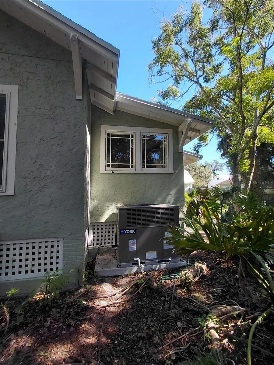 Right rear side of house
