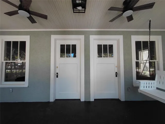 Porch entry