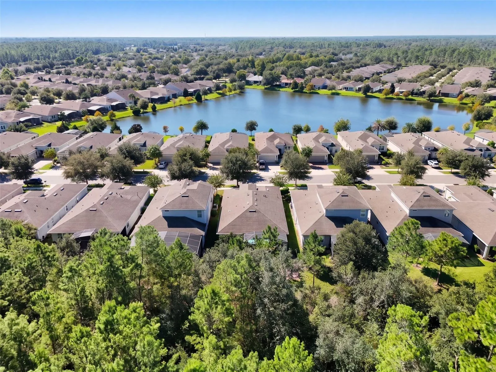 Aerial view from behind the Home