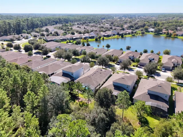 Aerial view from behind the Home