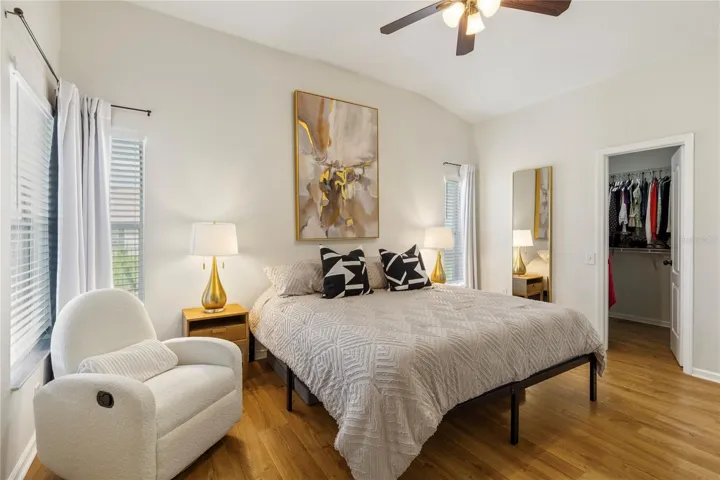 Huge, bright, and airy primary bedroom