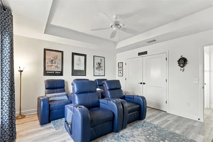 Bedroom 2 (made into a media room)