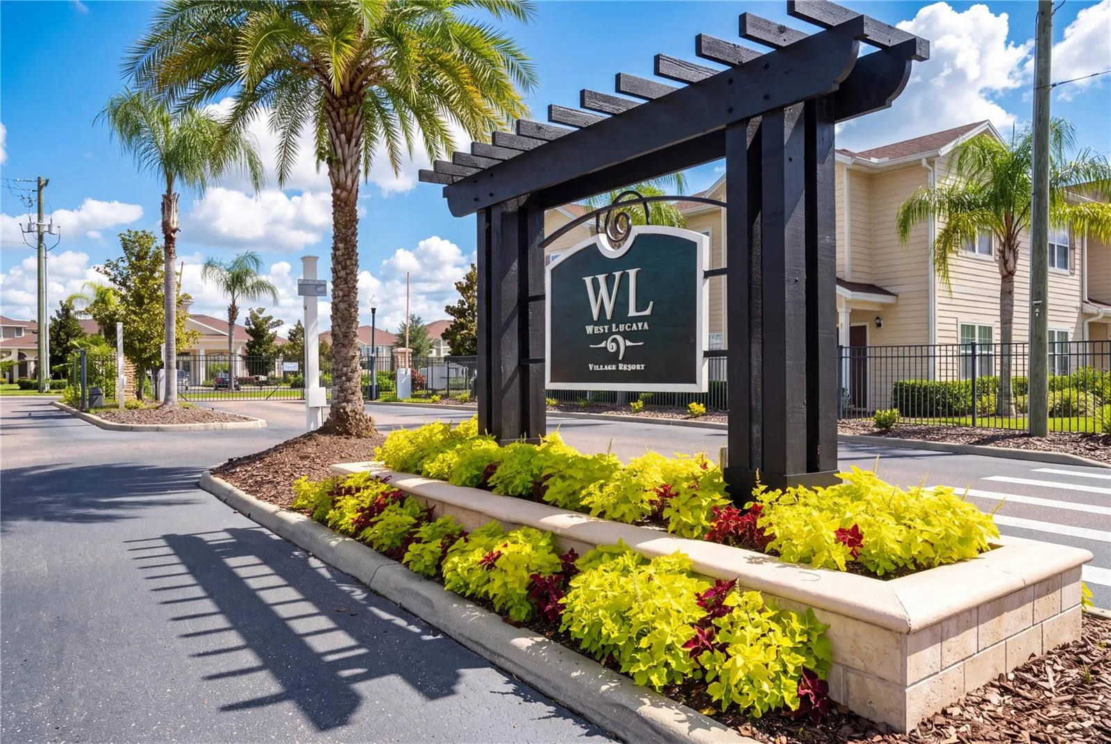 Community Gated Entrance