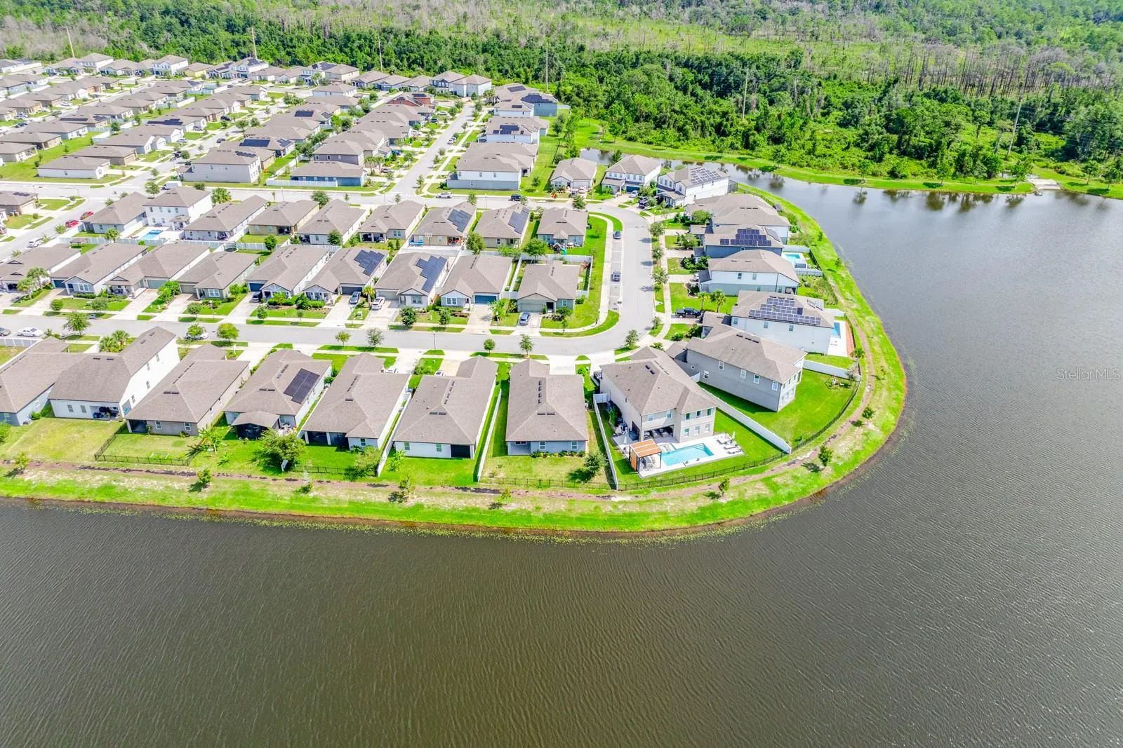 Lake within the Sunbrooke community