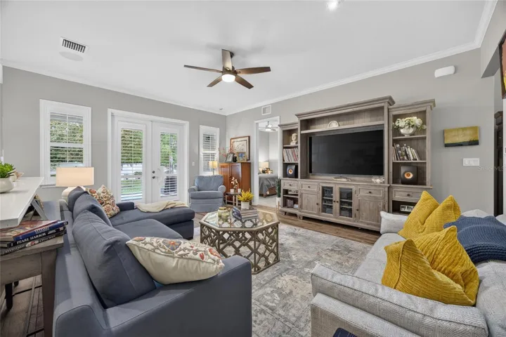 Porcelain Plank Tile in Main Living Areas.