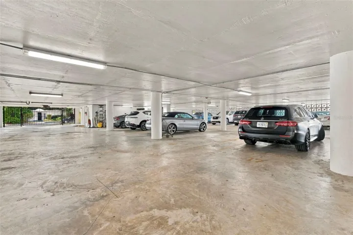 Deeded parking space in the gated garage