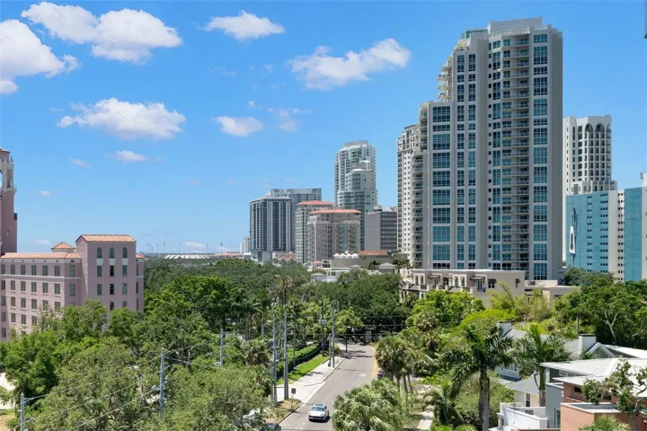 View of downtown St. Pete from the balcony