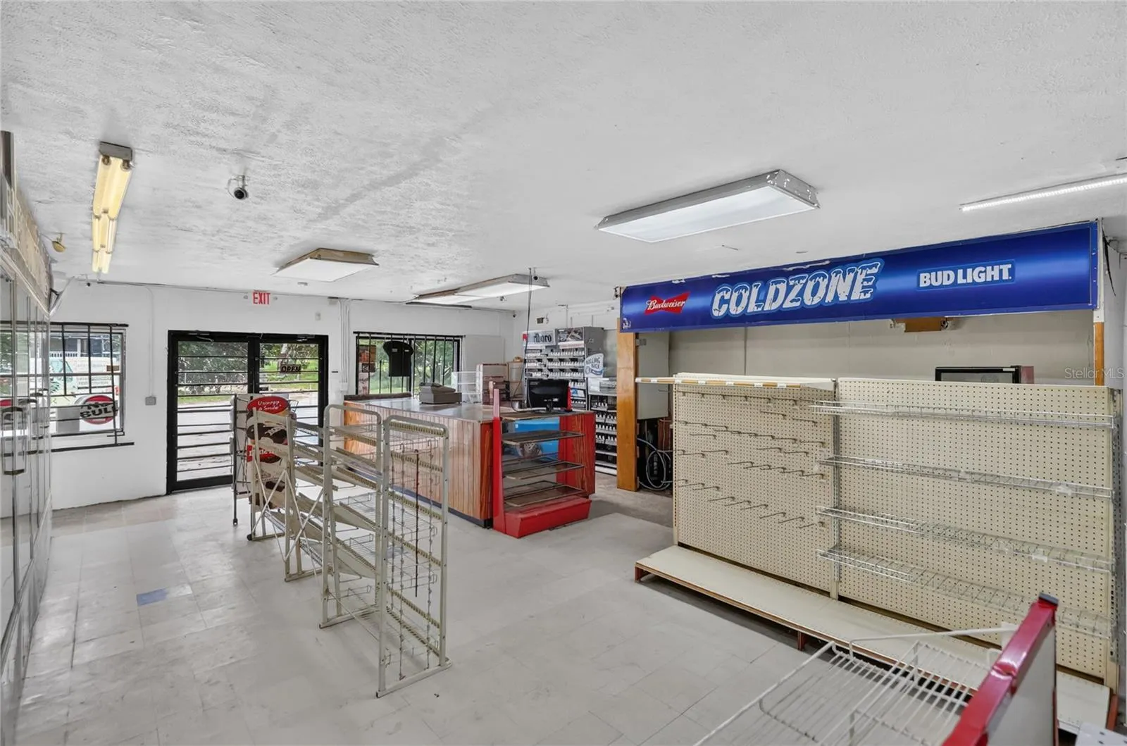 Shelving and Cooler