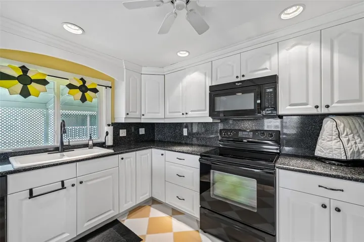So many cabinets for storage!