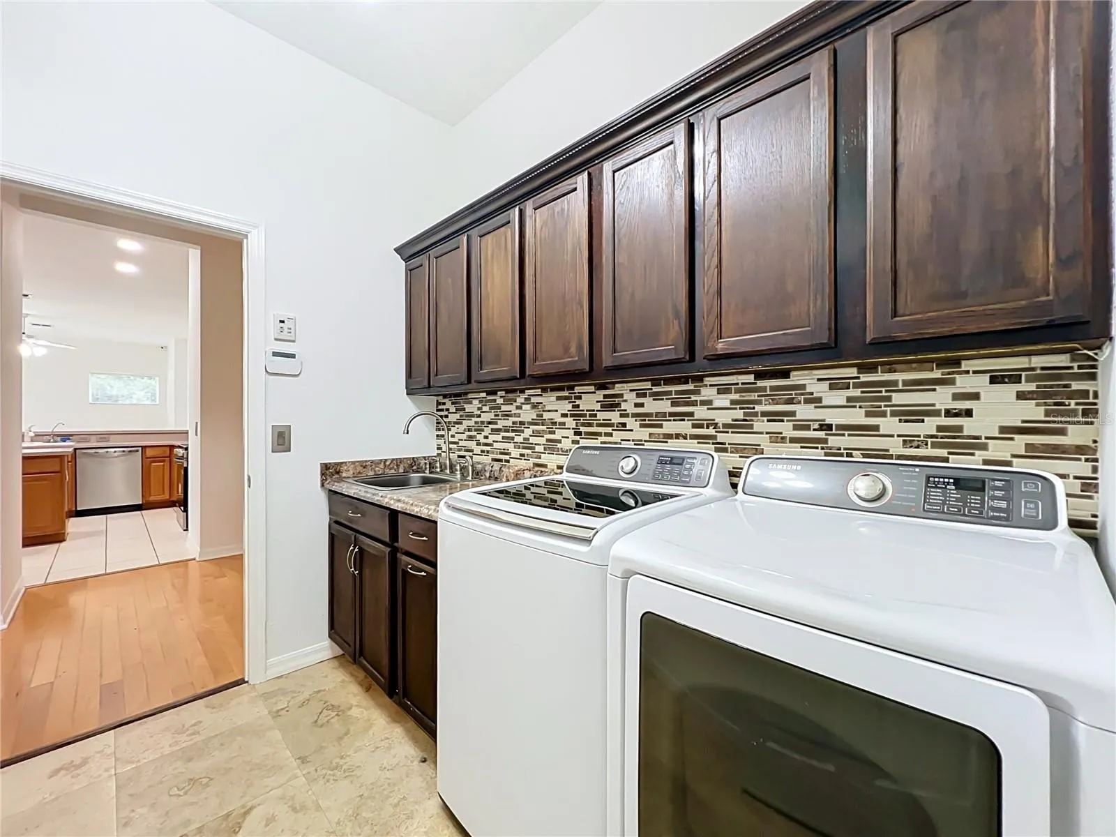 Laundry room.