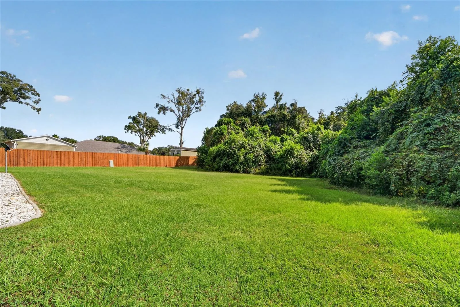 Large Back yard that has room for hobbies, a shed or anything you can imagine