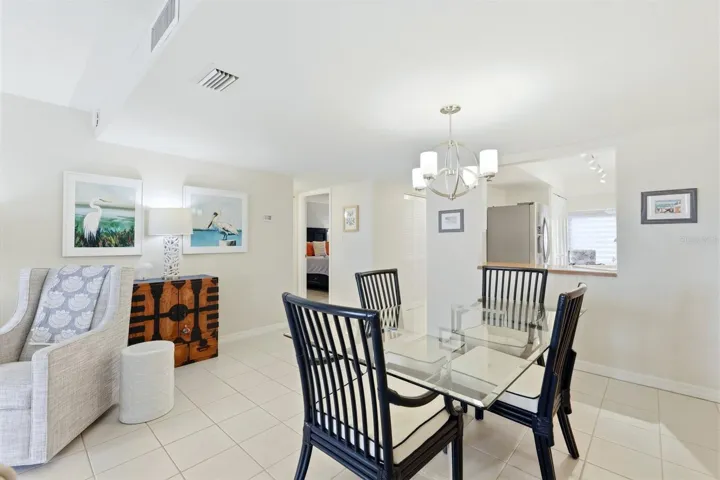 Pass through kitchen with water views
