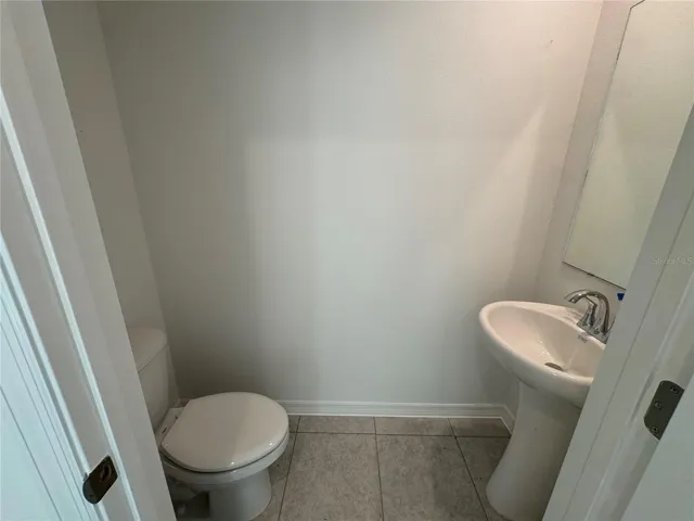 Downstairs half bath