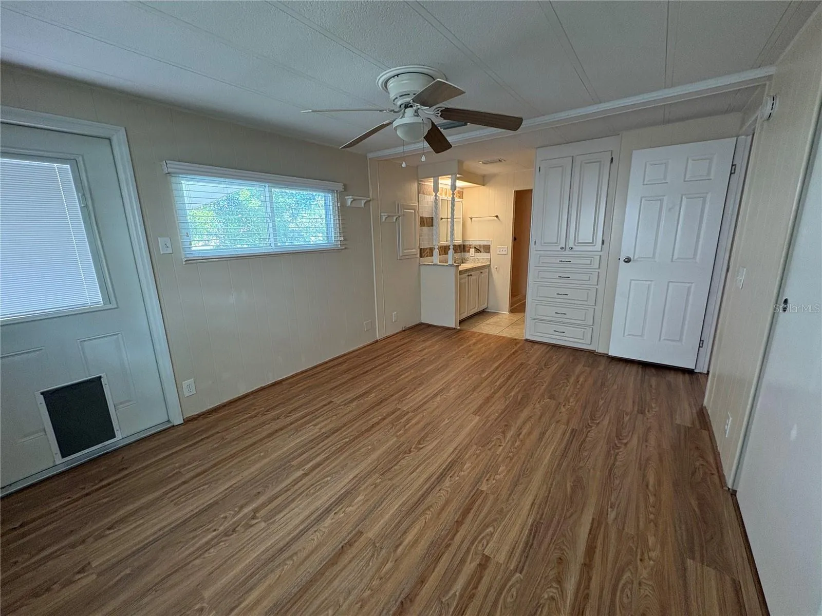 Primary Bedroom/view towards ensuite bathroom