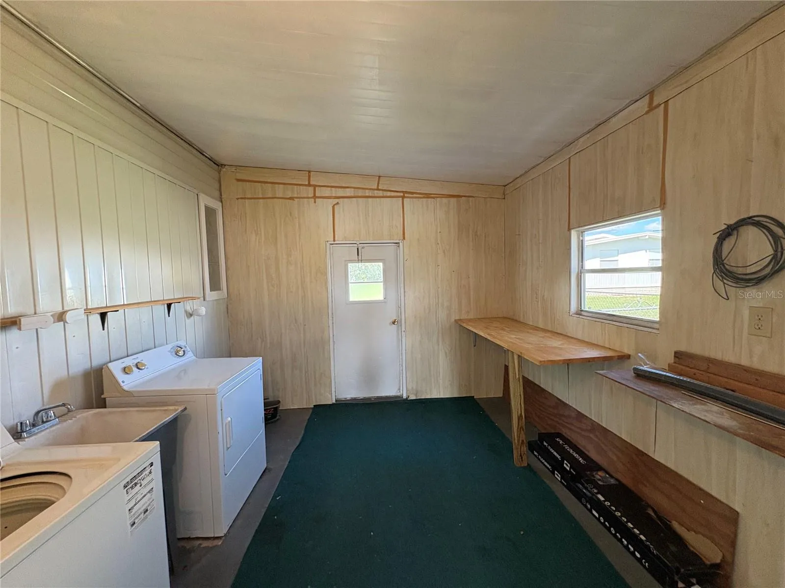 Laundry/storage/work room