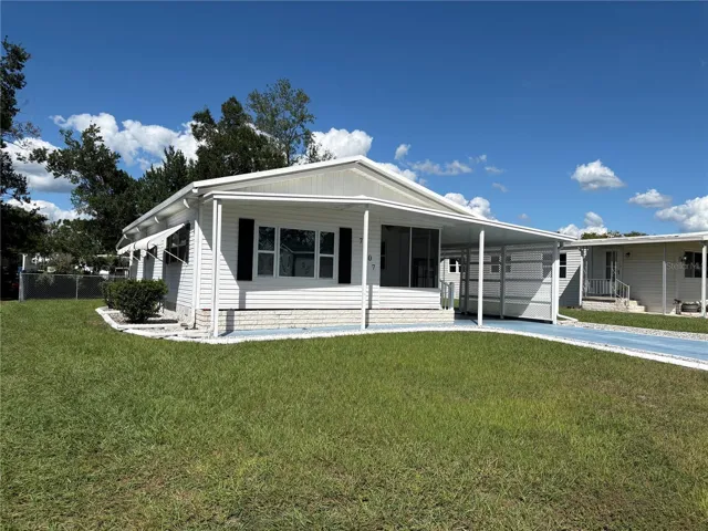 Southwest side of house
