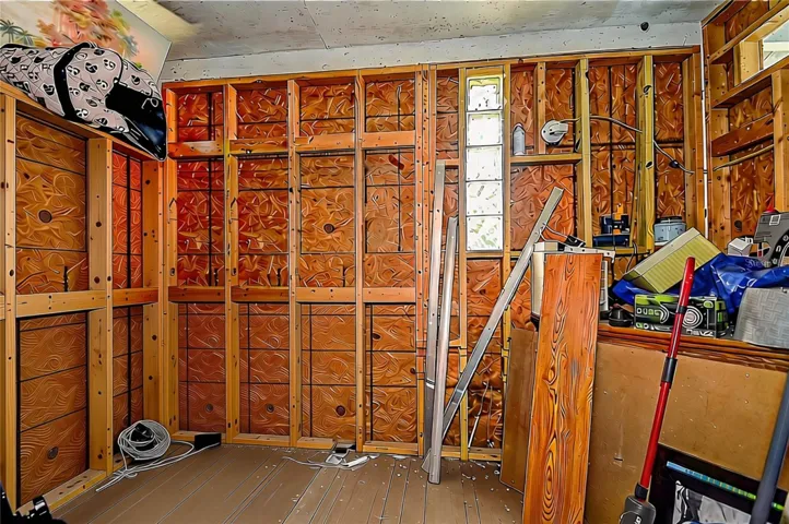 10x6 ft Framed in bathroom with plumbing, needs finishing