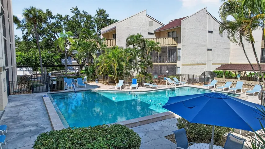 Resort-style pool.