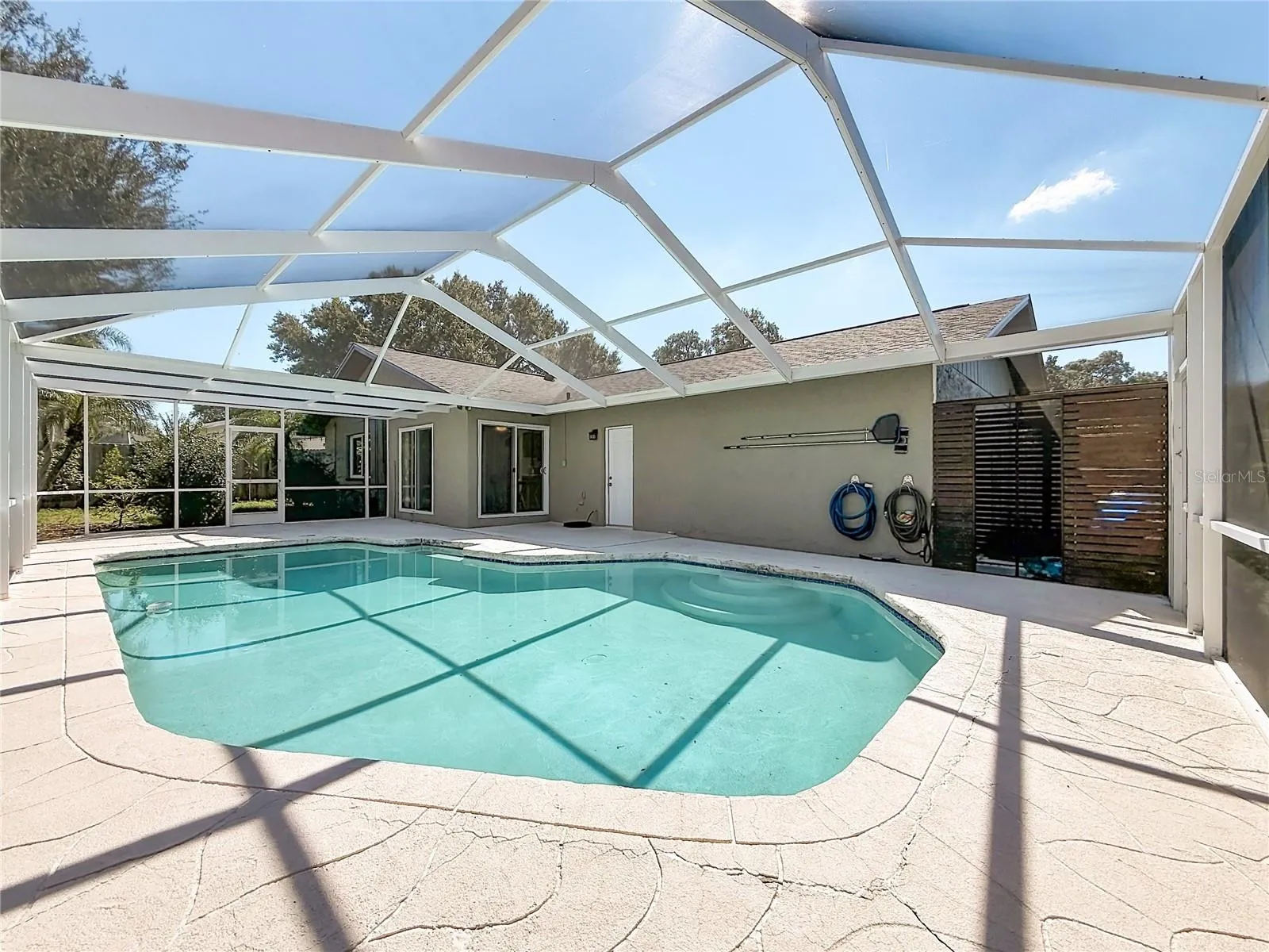 Outdoor Living Space and Pool Area