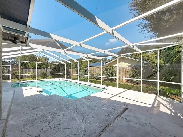 Outdoor Living Space and Pool Area