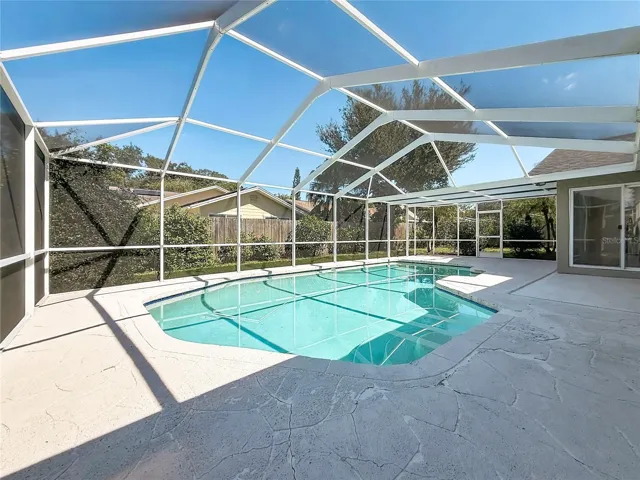 Outdoor Living Space and Pool Area