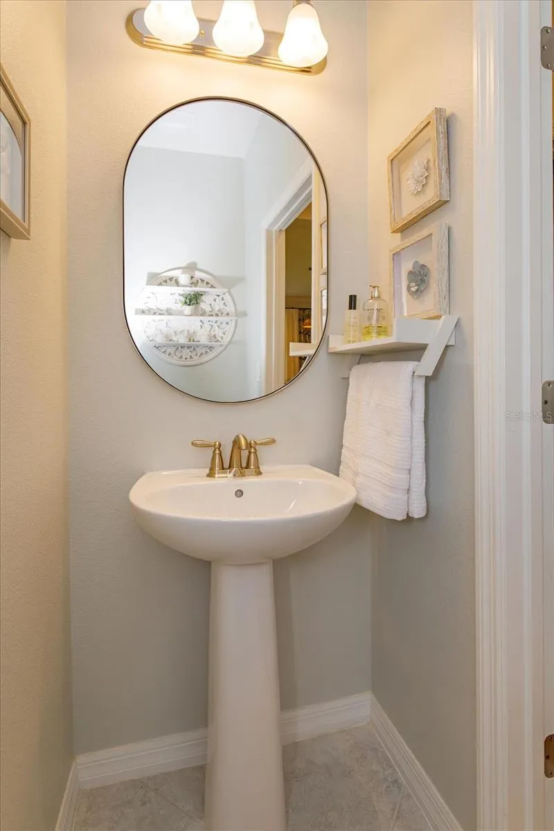 Downstairs half bathroom