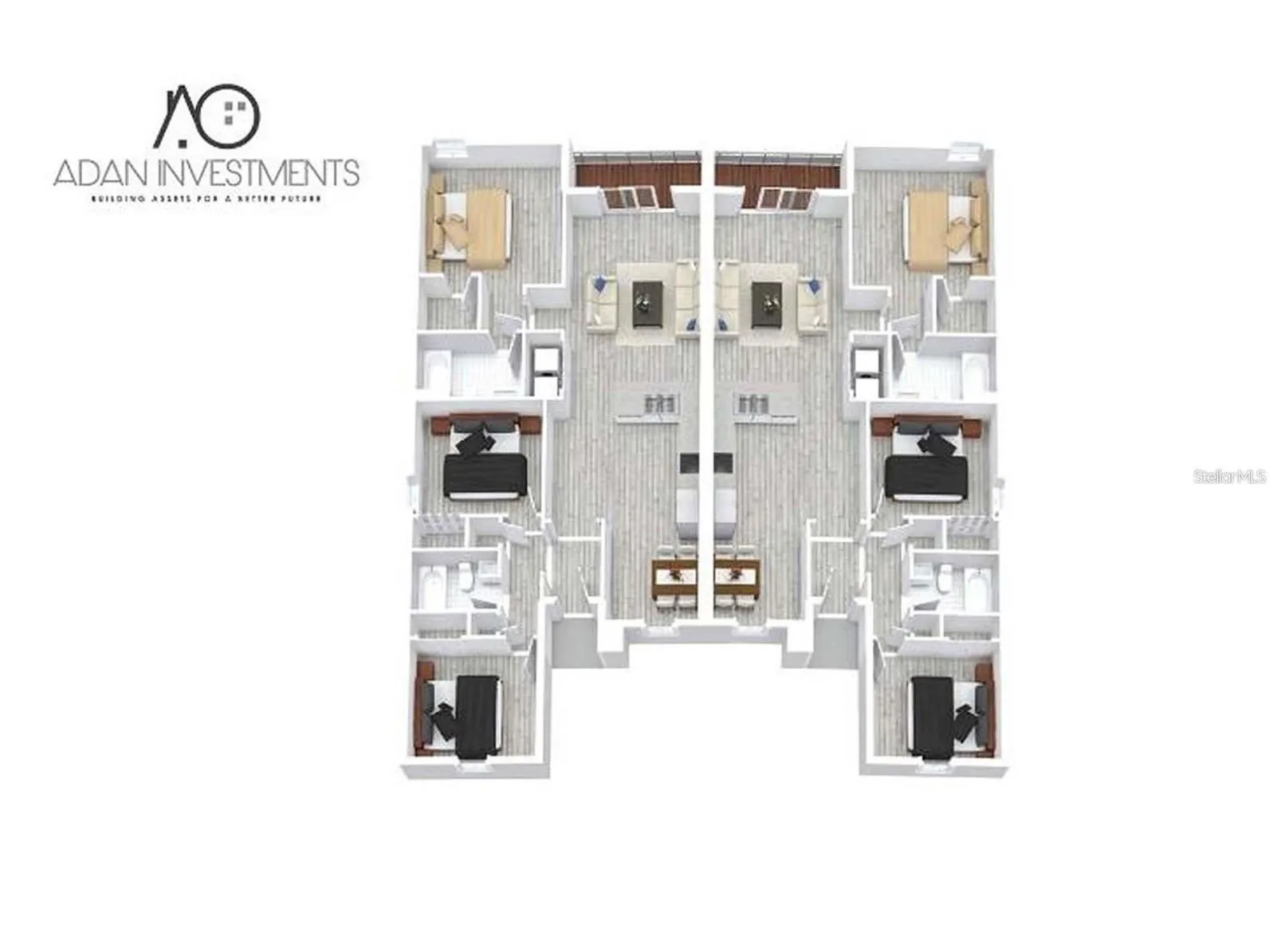Illustrative floor plan from prior listing; layout and dimensions should be verified.
