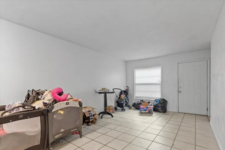 Large downstairs living and dining room.