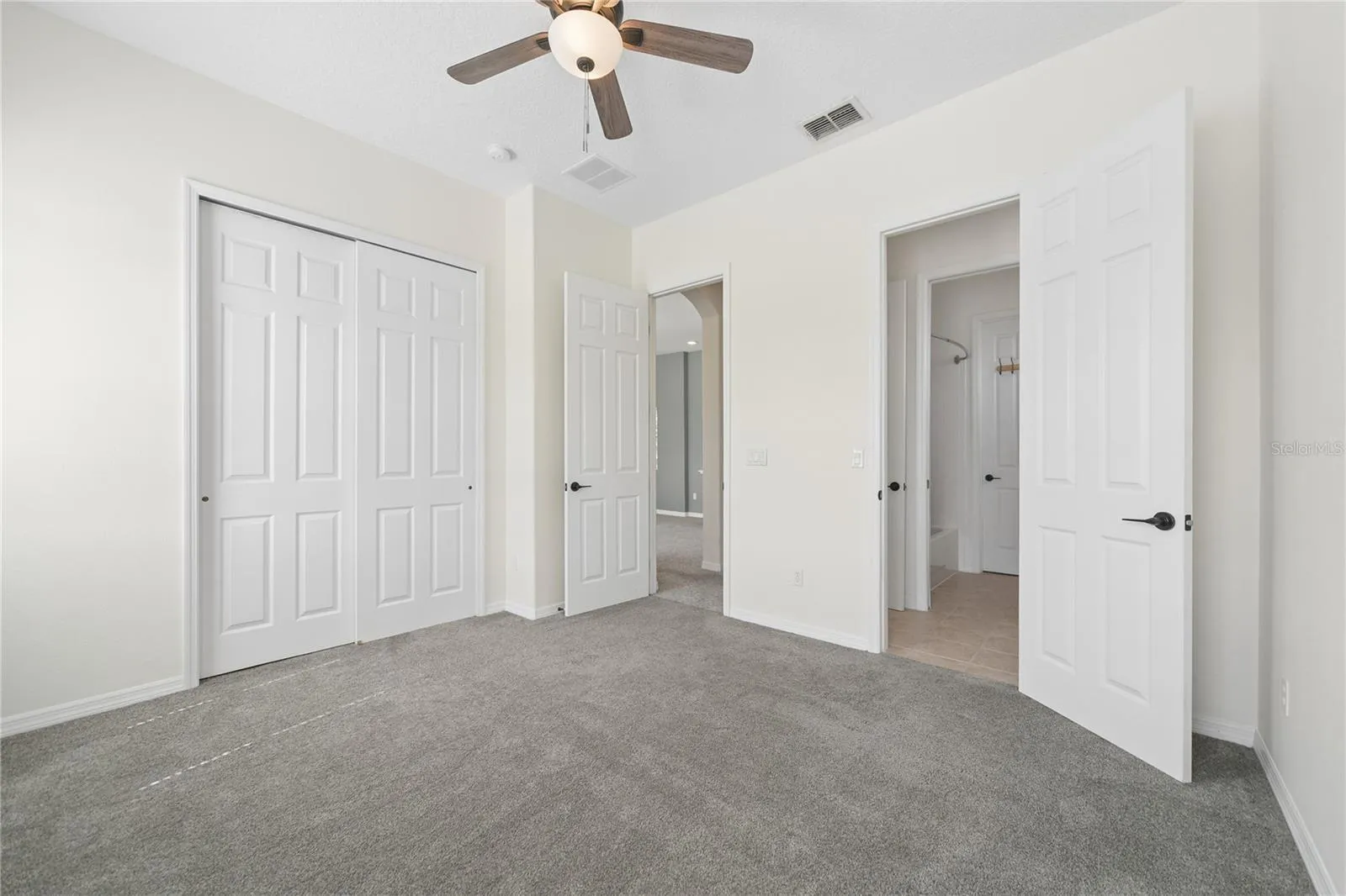 Bedroom 4 showing shared ensuite.