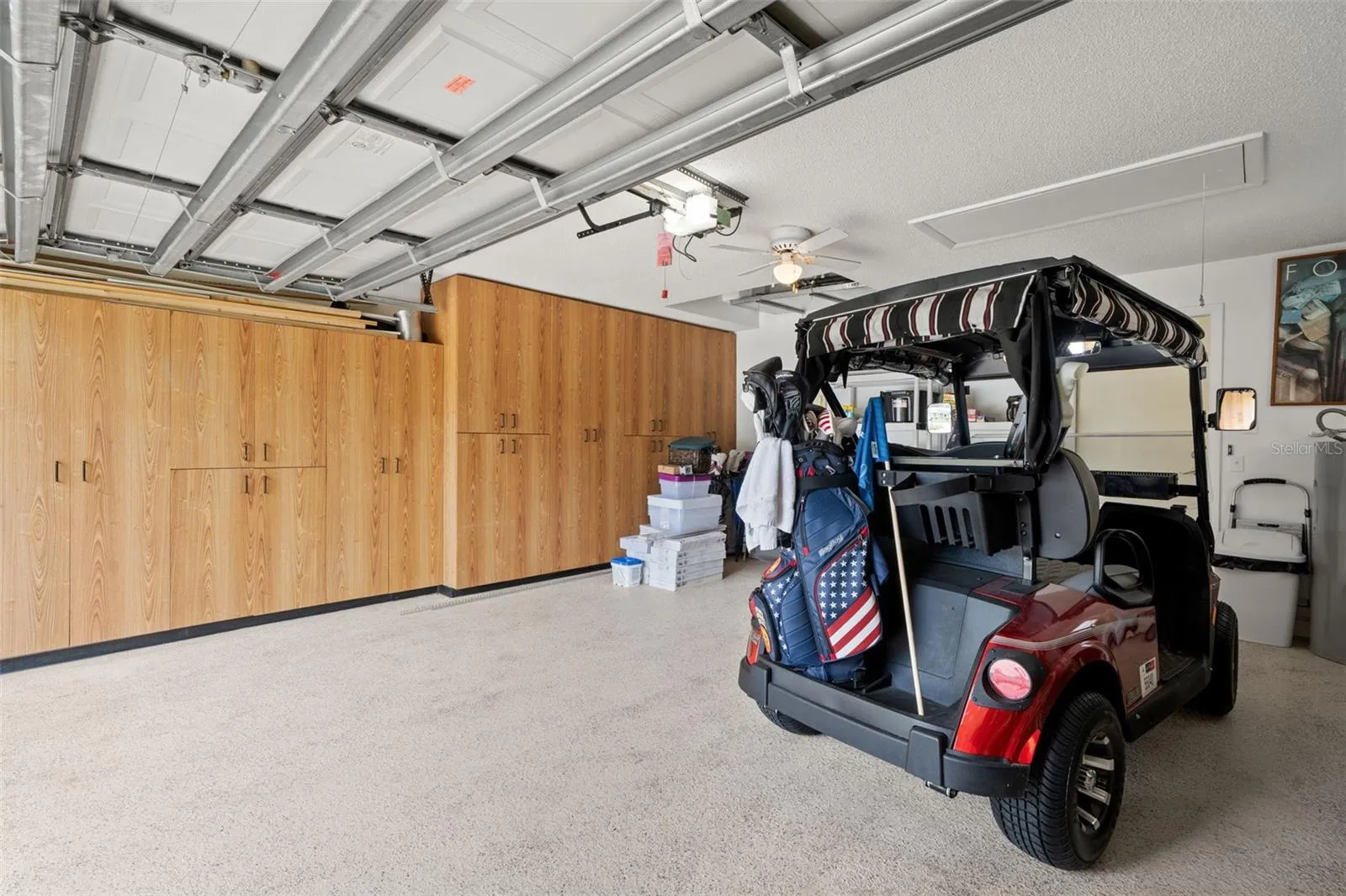 Garage with amazing storage
