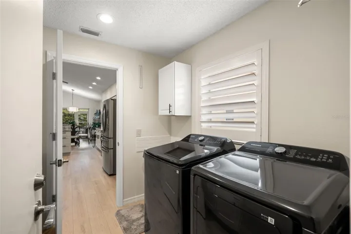 Inside Laundry room