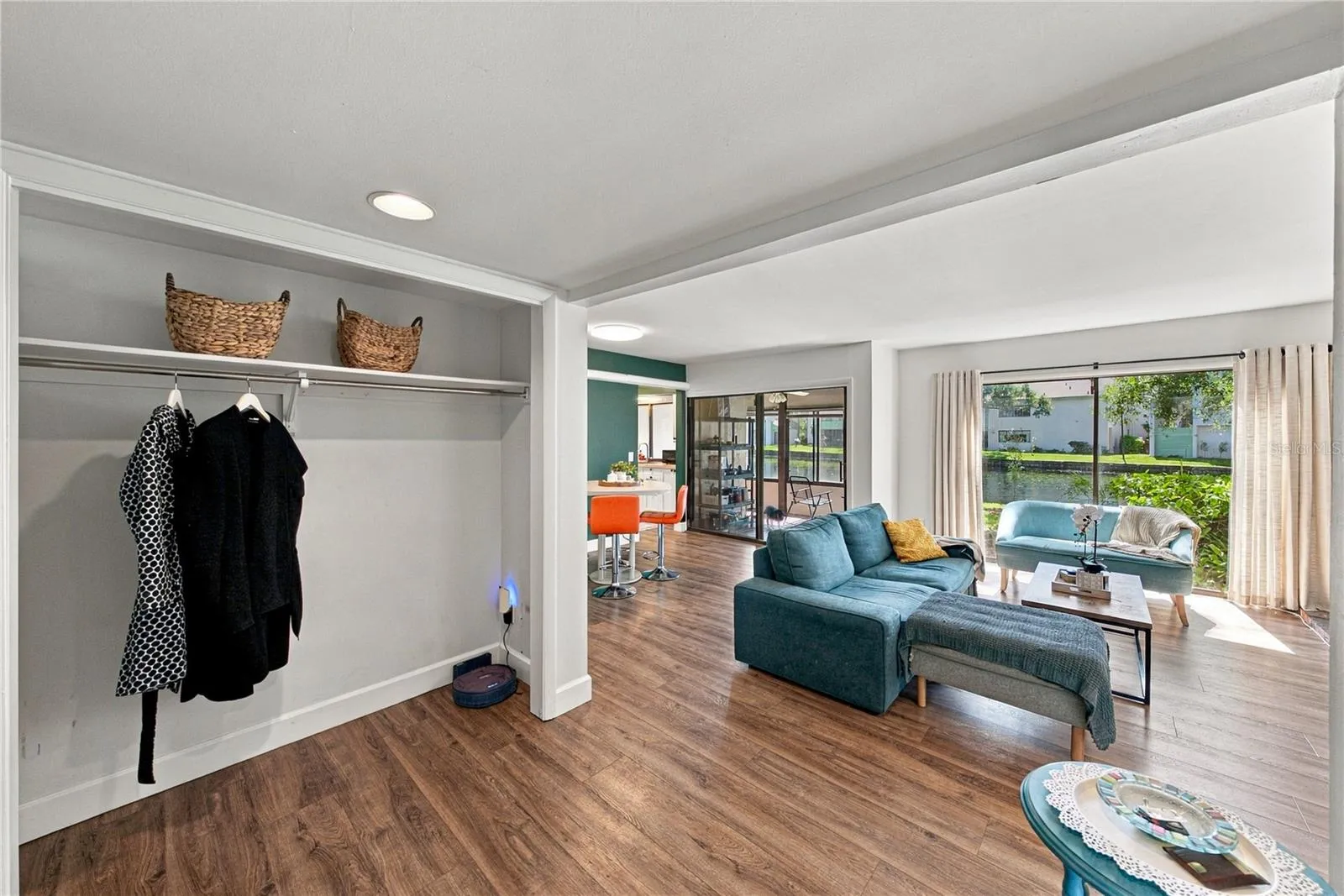 Spacious Front Entry Foyer with Large Closet