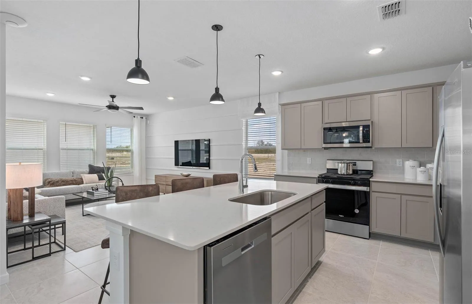 Model Home Design Only. Pictures and furnishings are for illustrative purposes only. Elevations, colors and options may vary. Furniture is for model home staging only.