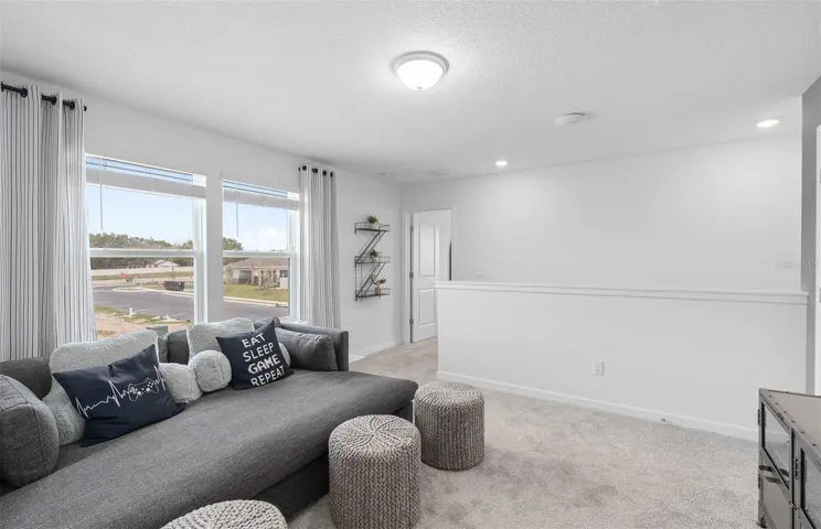 Model Home Design Only. Pictures and furnishings are for illustrative purposes only. Elevations, colors and options may vary. Furniture is for model home staging only.
