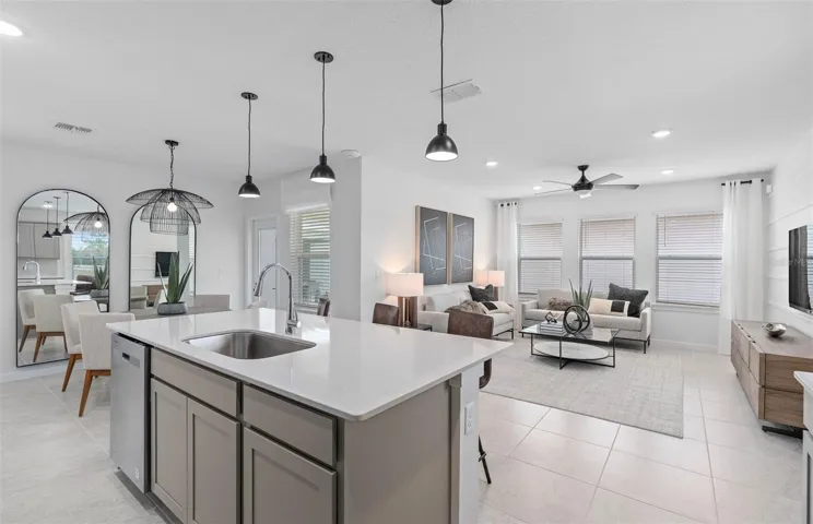 Model Home Design Only. Pictures and furnishings are for illustrative purposes only. Elevations, colors and options may vary. Furniture is for model home staging only.
