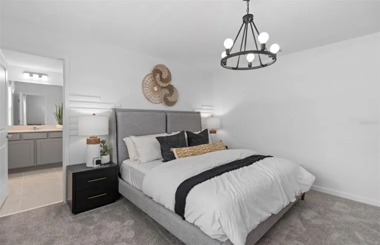 Model Home Design Only. Pictures and furnishings are for illustrative purposes only. Elevations, colors and options may vary. Furniture is for model home staging only.