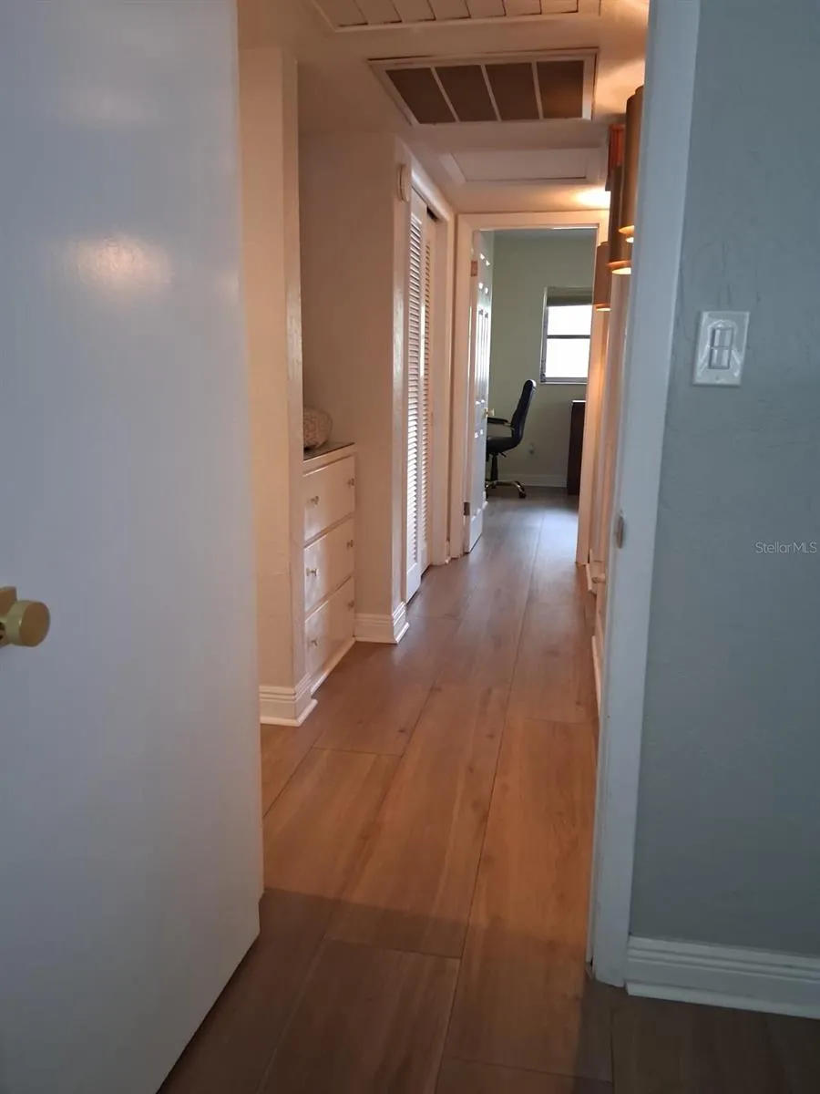 Another view of the upstairs hallway