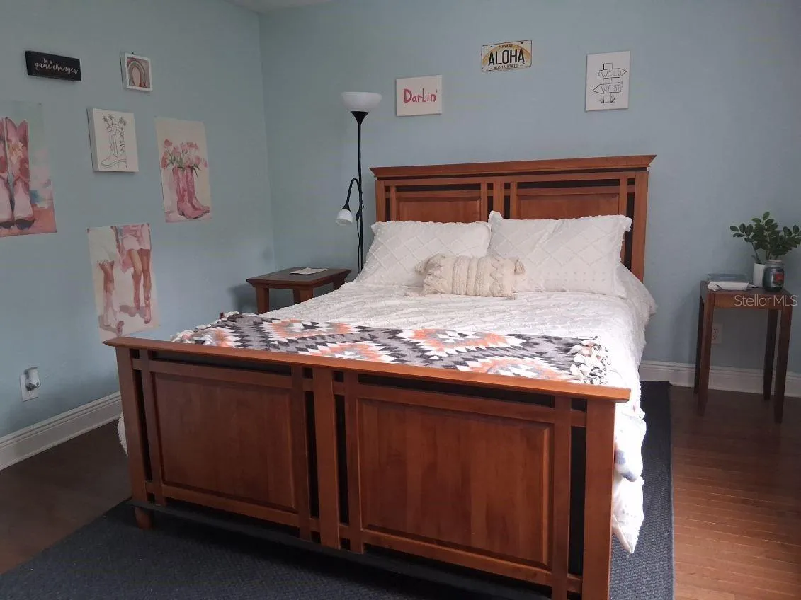 Medium second floor bedroom--room for a king-size bed