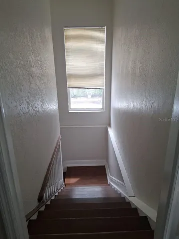 Hardwood on the stairs