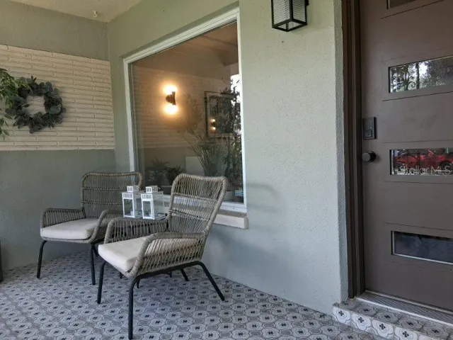Welcome Home--the front porch is a great spot to catch sunrises and sunsets