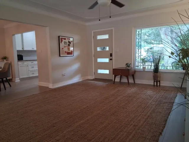 The Front Door is newer and custom-made