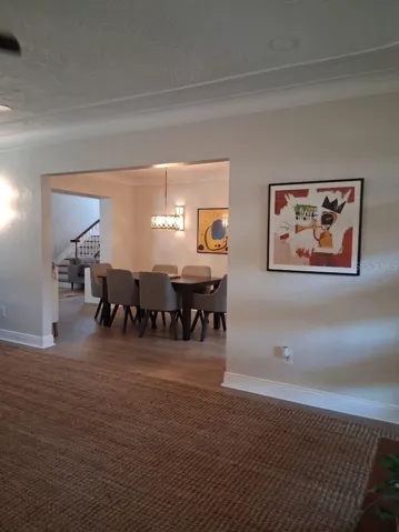 View from Great Room into the Dining Room