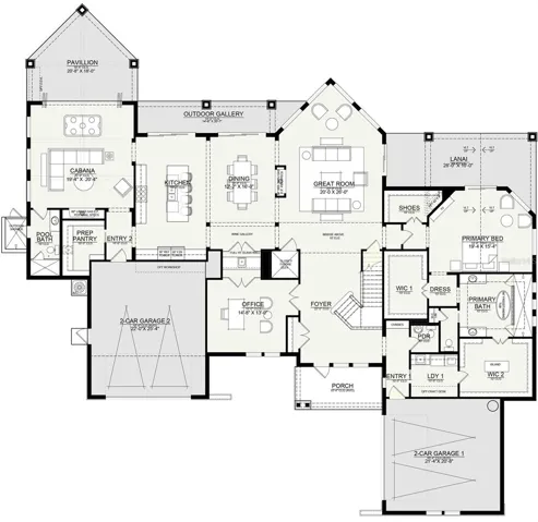 Builder Conceptual Rendering- First Floor