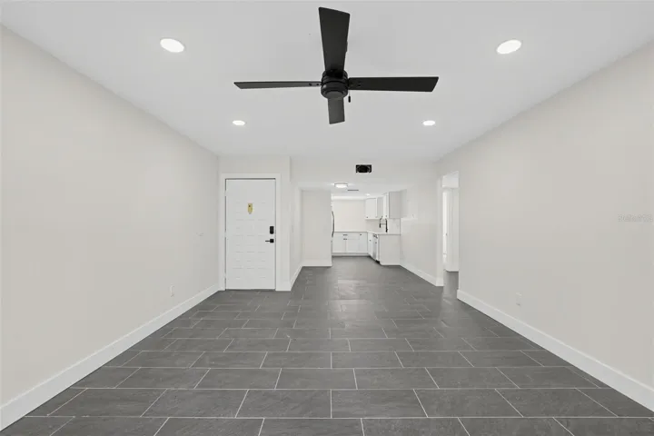 "Open-concept living area"