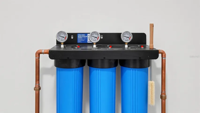 "Whole-house water purification system"