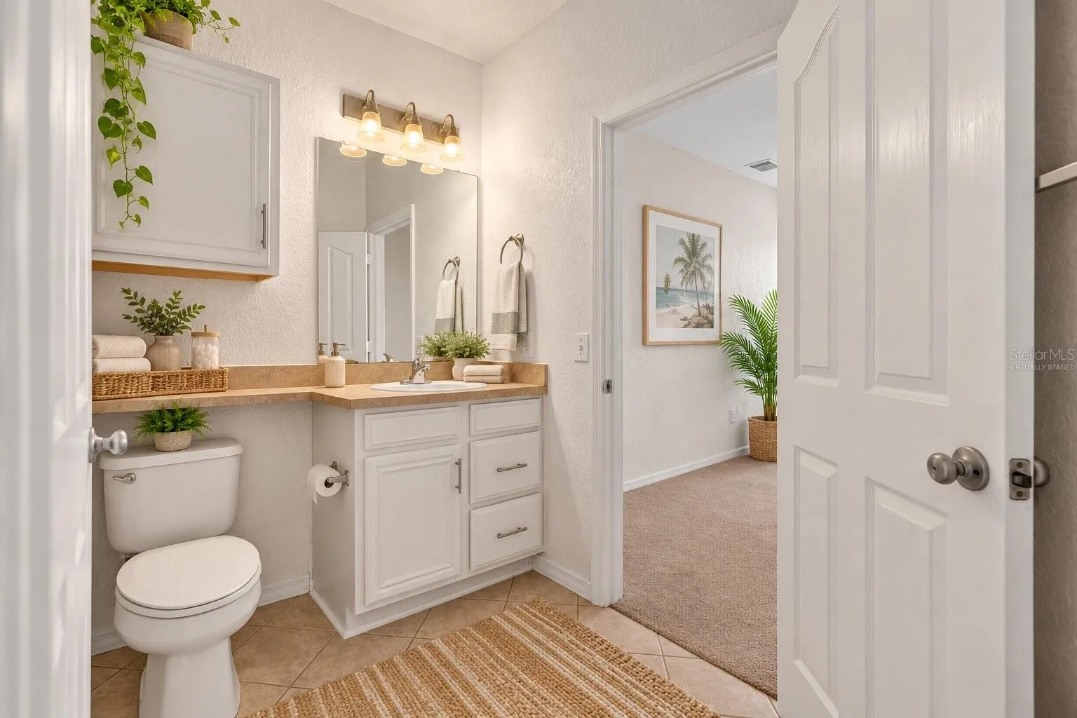 Virtually Staged Bathroom