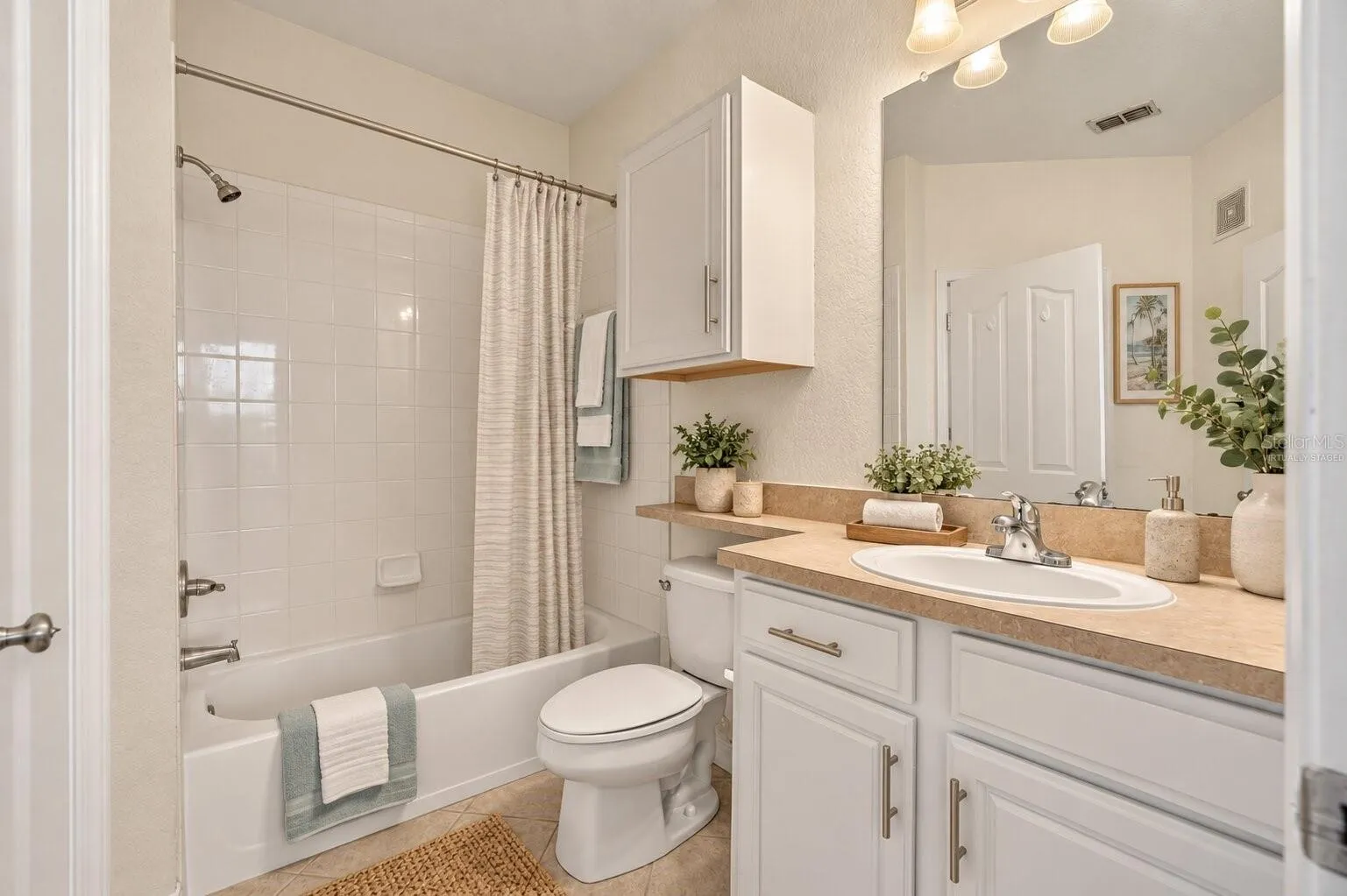 Virtually Staged Bathroom