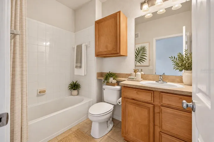 Virtually Staged Bathroom