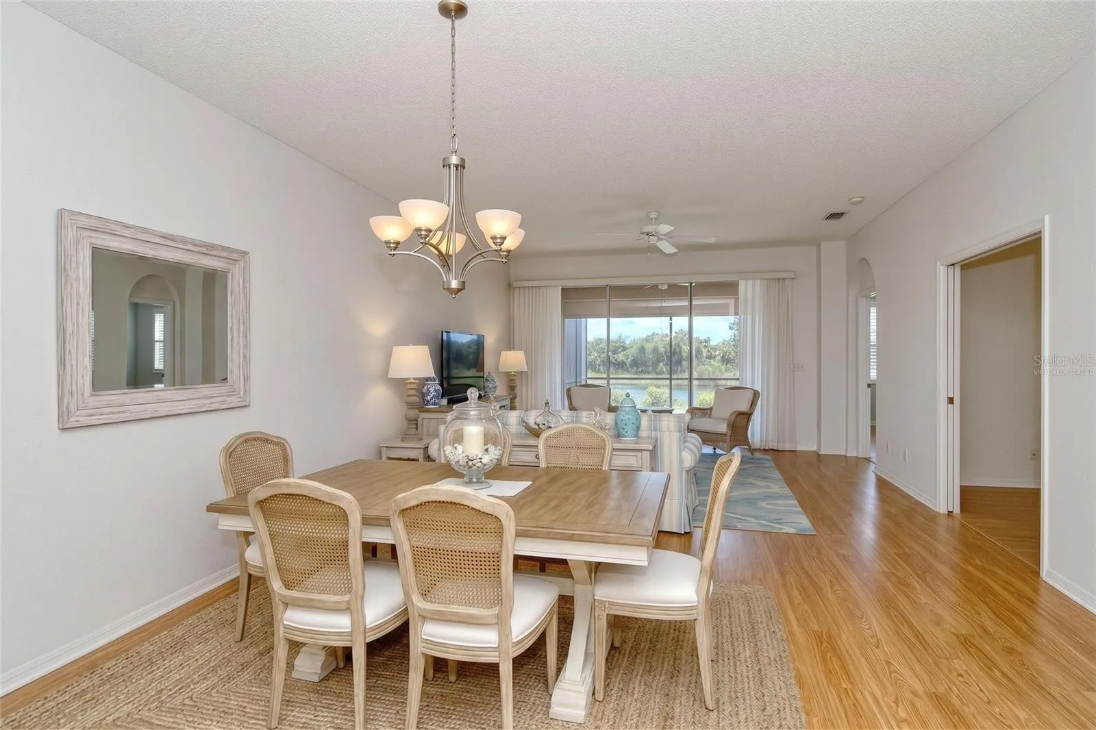 Living and Dining Rooms Virtually Staged