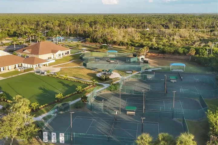 Aerial View - Tennis Courts - Lawn Croquet - Dog Parks
